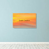 神の創造 キャンバスプリント (インサイチュ (ウッドフロア))
