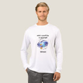 神の創造 (銀河) トライブレンドTシャツ (正面全体)