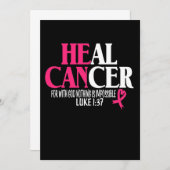 神の力で癌を癒せ!不可能なことなんてない!(4) セーブザデート (正面/裏面)