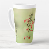 神の力についての節を持つ蝶 カフェラテマグ (左アングル)