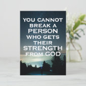 神の力のカード 招待状 (スタンド正面)