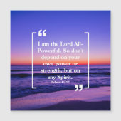 神の力：聖霊海マグネットカード (正面)