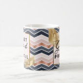 神の勝利を許可するラッセルMネルソンカンファレンス引用文 コーヒーマグカップ (中央)