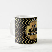 神の勝利を許可するラッセルMネルソンカンファレンス引用文 コーヒーマグカップ (正面左)