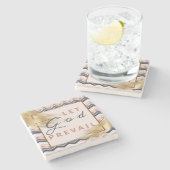 神の勝利を許可するラッセルMネルソンカンファレンス引用文 ストーンコースター (横)