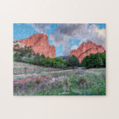 神の北と南の門の岩の庭パズル ジグソーパズル (横)