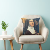 神の十字及び聖ヨハネのSt Teresa Benedicta クッション (椅子)