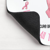 神の十字1を持つ乳癌 マウスパッド (コーナー)