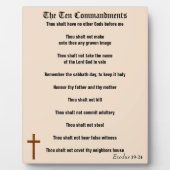 神の十戒 フォトプラーク (正面)