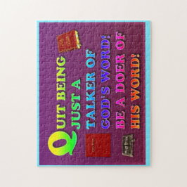 神の単語のちょうど話者があることをやめて下さい! 実行家があって下さい! ジグソーパズル