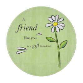 神の友人の贈り物,緑のデイジー,宗教 カッティングボード