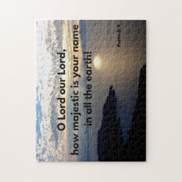 神の名は詩編威厳のある第8聖句 ジグソーパズル