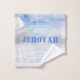 神の名ジレシャロムラファ ウォッシュタオル