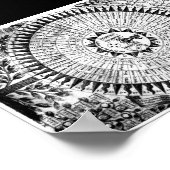 神の名前のヴィンテージアートポスター ポスター (角)