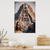 神の啓示：主は私の岩 ポスター (キッチン)