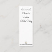 神の園のしおり スキニー名刺 (裏面)