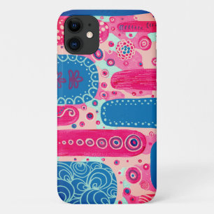 神の型枠とシェイプオリジナル抽象芸術アートワーク iPhone 11 ケース