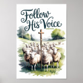 神の声に従う キッズ壁画 ポスター (正面)
