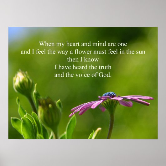 神の声ポスタープリント ポスター (正面)