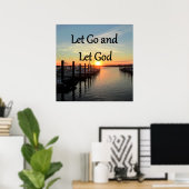 神の夕日を撮影して行く ポスター (ホームオフィス)