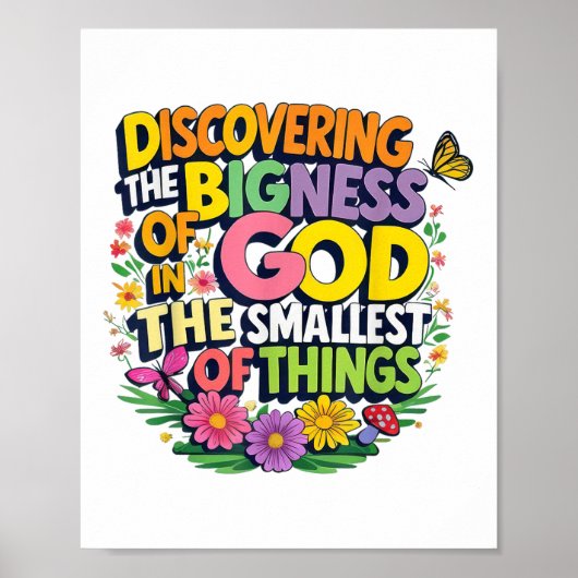 神の大きさを発見Vbs 2025 ポスター (正面)