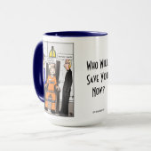 神の大きなコンボマグカップが見つかった マグカップ (正面左)