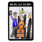 神の大きなコンボマグカップが見つかった マグネット (縦)