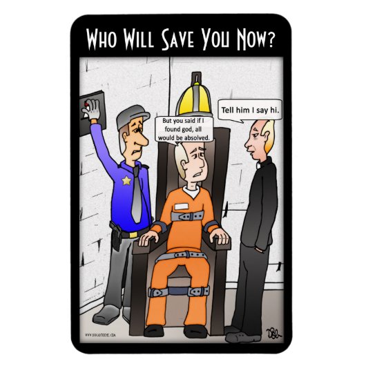 神の大きなコンボマグカップが見つかった マグネット (縦)