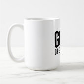 神の大きな恵み コーヒーマグカップ (左)