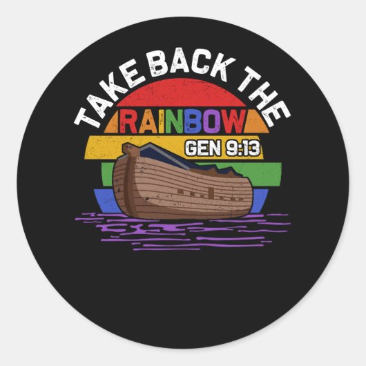 神の契約プロミスでレインボープライドを取り戻す ラウンドシール (正面)