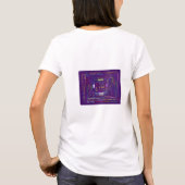 神の女性のTシャツの名前 Tシャツ (裏面)