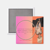 神の女性らしさを思い起こさせる マグネット (正面/裏面)