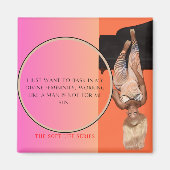 神の女性らしさを思い起こさせる マグネット (正面)