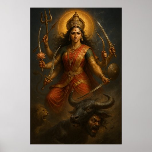 神の女神ダーガ | 宇宙戦士の光 ポスター (正面)