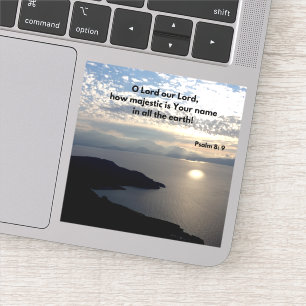 神の威厳のある地と名， Psalm 8:9 シール