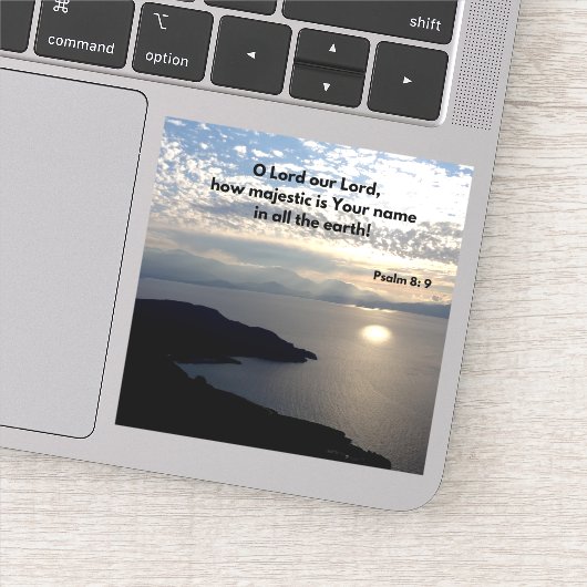 神の威厳のある地と名, Psalm 8:9 シール (詳細)