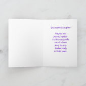 神の娘の洗礼 カード (内部)