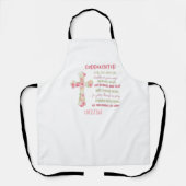 神の娘へのアイルランドの祝福 - 個別のギフト エプロン (正面)