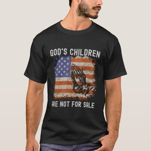 神の子どもは売り物にならぬ Tシャツ (正面)