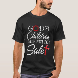 神の子どもは子ども一家の売り物ではない Tシャツ
