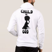 神の子のバイブル引用文フルジップメンズ パーカ (裏面)