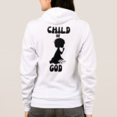 神の子のバイブル引用文フルジップ女性 パーカ (裏面)