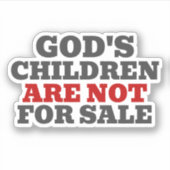 神の子は売り物ではない シール (正面)