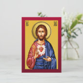 神の子イエス・キリスト 新しい赤 招待状 (スタンド正面)