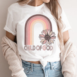 神の子キリスト教の引用文信仰宗教レトロ Tシャツ