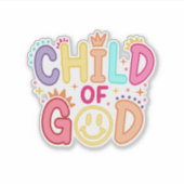 神の子ステッカー シール (正面)