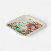 神の子デイジー女 ペーパープレート (傾斜あり)