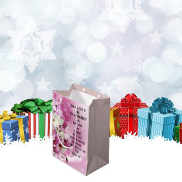 神の子フローラ抱き枕詩篇139 ミディアムペーパーバッグ