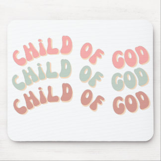 神の子レトロ波 マウスパッド