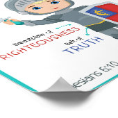 神の子供たちのポスターの鎧 – エペソ6:10-17 ポスター (角)